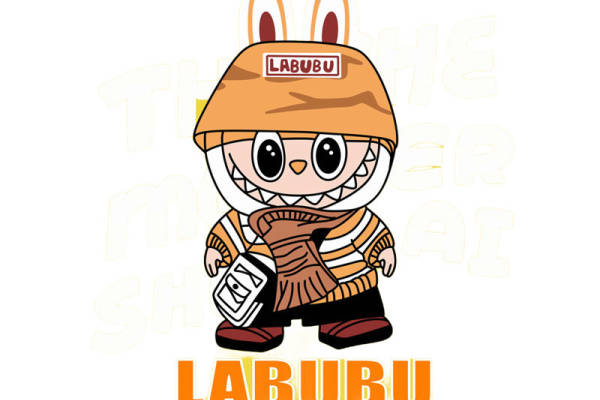 可爱卡通兔子头像服装印花裁片