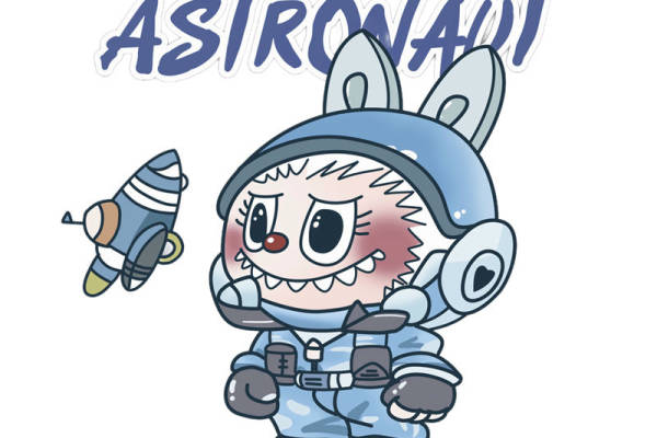 可爱卡通宇航员裁片印花，打造个性服装