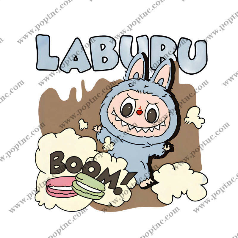 可爱卡通怪兽裁片印花,打造个性服装