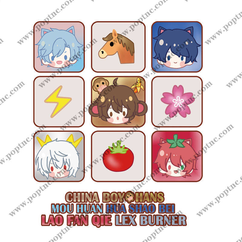 可爱卡通花型裁片印花,打造个性服装