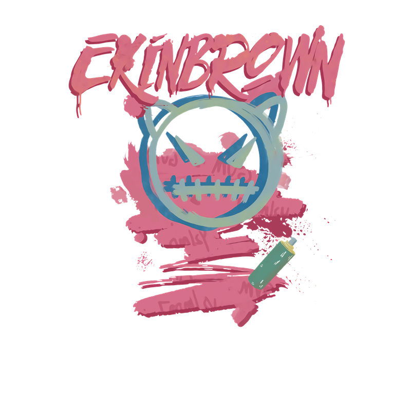 创意涂鸦风服装印花图案,打造个性潮流