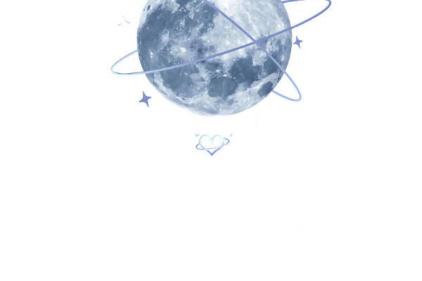 浪漫月球主题裁片印花：打造梦幻星空服装