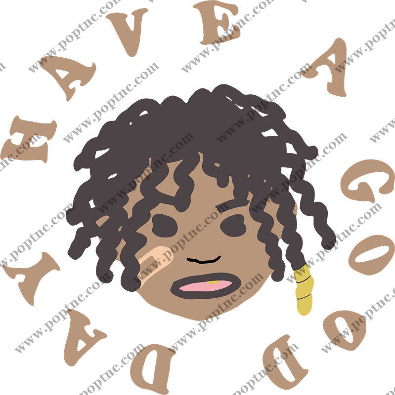 复古波普风格服装印花裁片设计