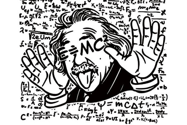 经典物理公式印花：创意服装印花设计