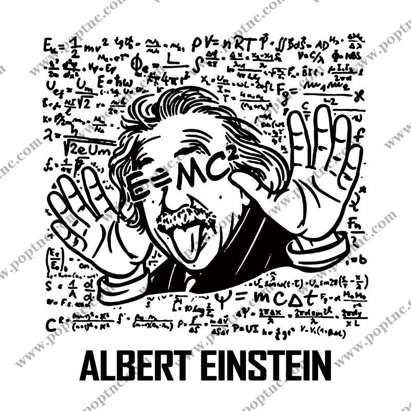 经典物理公式印花:创意服装印花设计