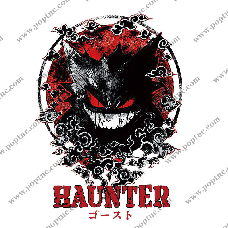 暗黑风格裁片印花:鬼魅图案点缀你的服装