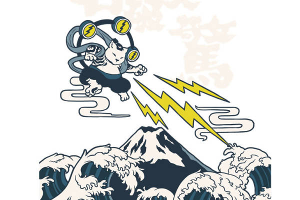 电猫穿越波浪：服装印花裁片设计灵感