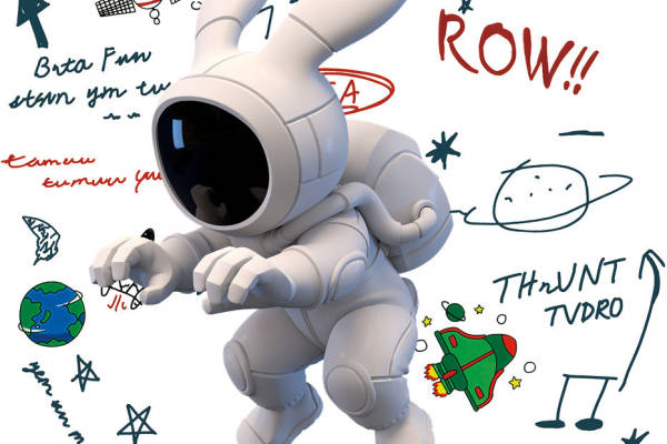 太空宇航员裁片印花：创意设计点亮你的服装