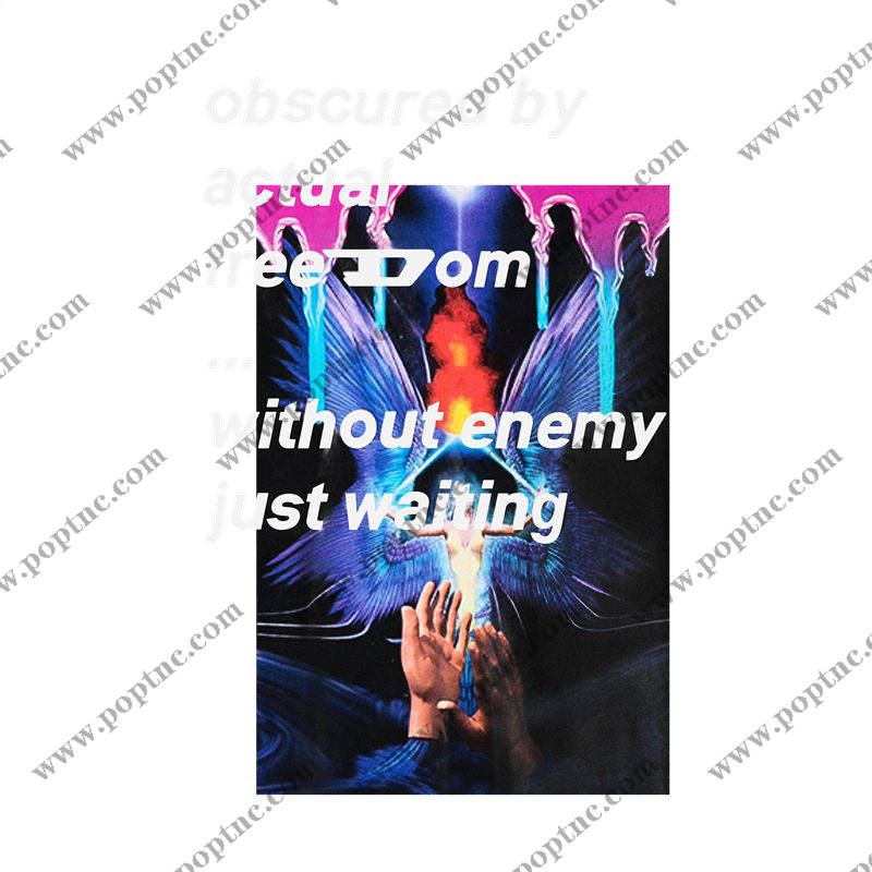 自由与等待:梦幻翅膀服装印花裁片