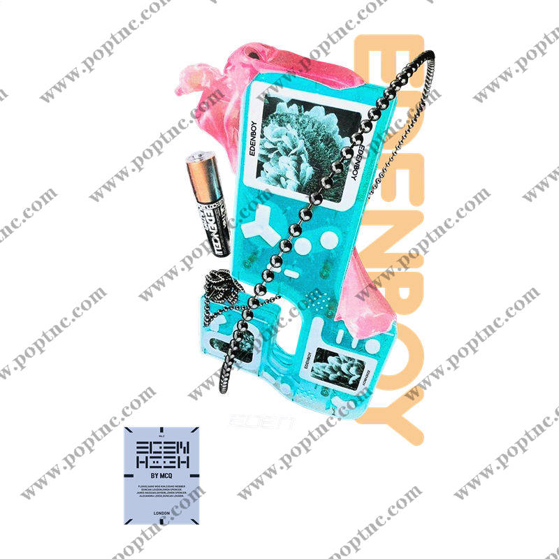 清新蓝绿花型服装印花裁片设计