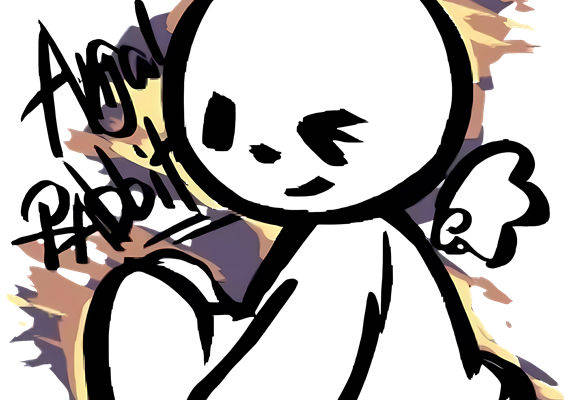 卡通兔子裁片印花,打造个性服装