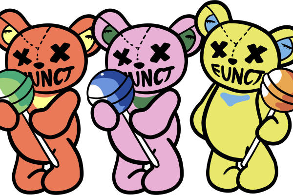 创意熊抱团裁片印花设计,打造个性服装