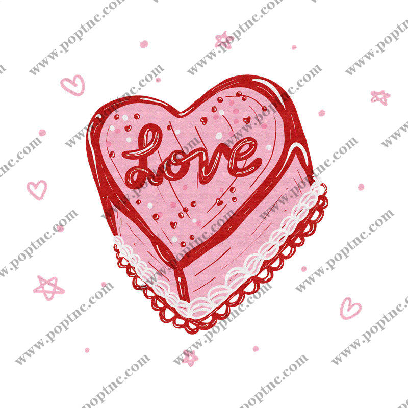 浪漫心形裁片印花:为你的服装增添爱意