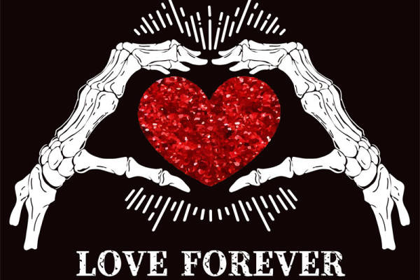 骨感心形：独特设计的服装印花裁片