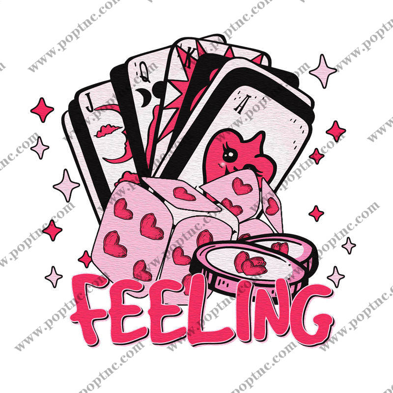 浪漫心形花型裁片印花,打造个性服装