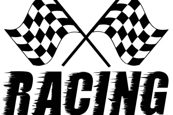 赛车旗帜图案裁片印花，为你的服装增添速度与激情