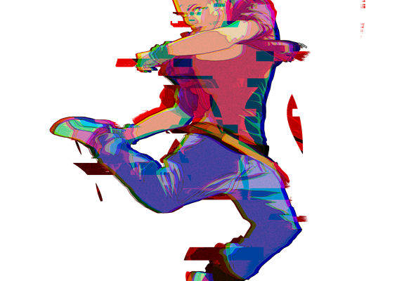 时尚裁片印花：动感十足的运动风服装印花素材