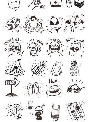 夏日海滩风情裁片印花，打造清凉时尚服装