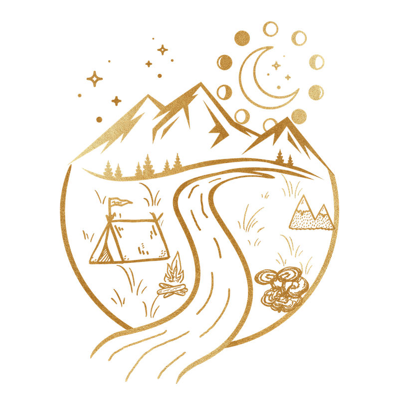 自然山河夜景印花图案：打造独特户外风格服装