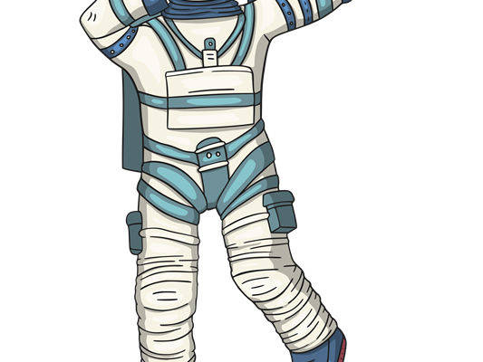 宇航员图案裁片印花，创意服装印花设计灵感