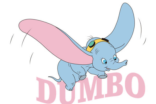 可爱小飞象Dumbo服装印花素材，轻松打造个性服装