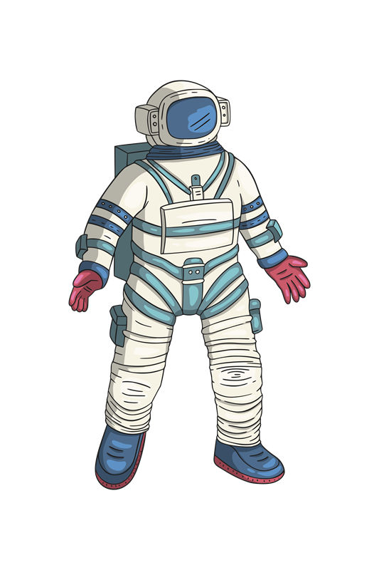 未来科技感太空服裁片印花，打造个性服装