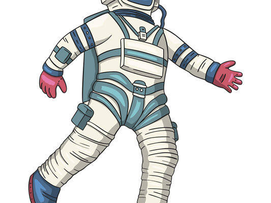 未来科技感太空服印花图案，打造个性服装