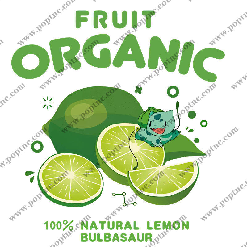 清新柠檬绿果味印花设计,打造夏日服装新风尚