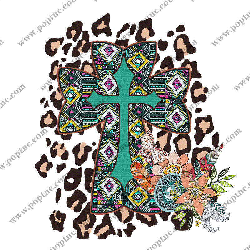 豹纹与民族风的完美结合:服装印花裁片