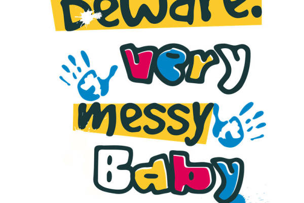 彩色手印图案服装印花素材，轻松打造个性时尚