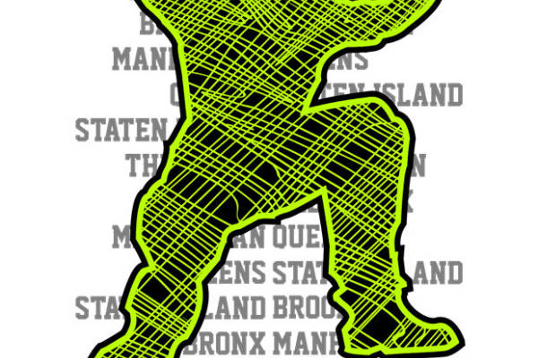 自由滑板动作裁片印花设计，为你的服装增添街头风