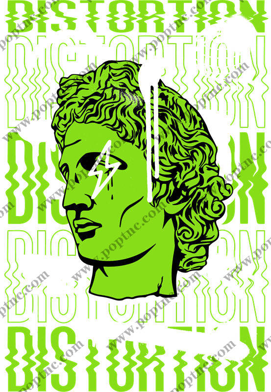 复古扭曲纹理服装印花素材,打造个性时尚