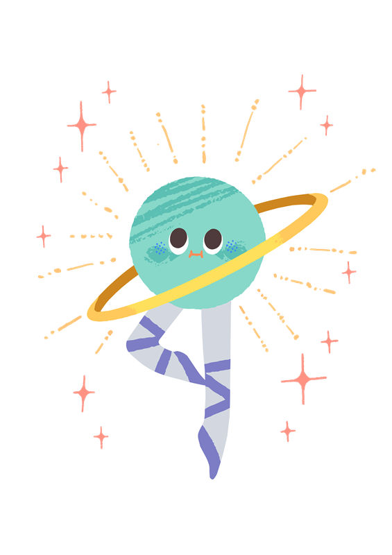 创意星球图案裁片印花,打造独特个性服装