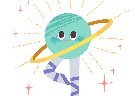 创意星球图案裁片印花,打造独特个性服装