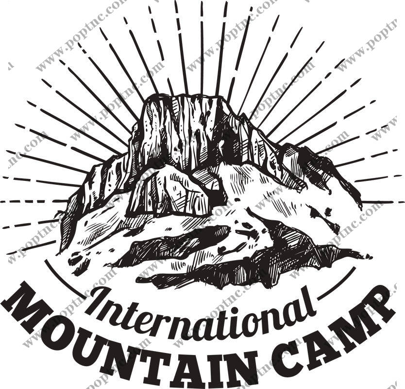 自然山峰纹理服装印花素材,打造独特户外风格