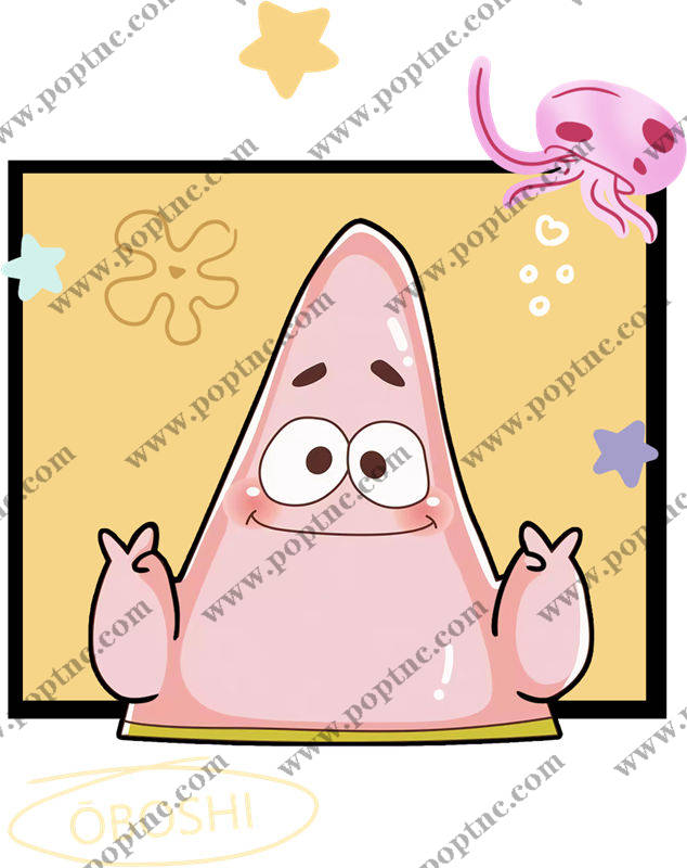 粉嫩星形印花:可爱服装印花图案