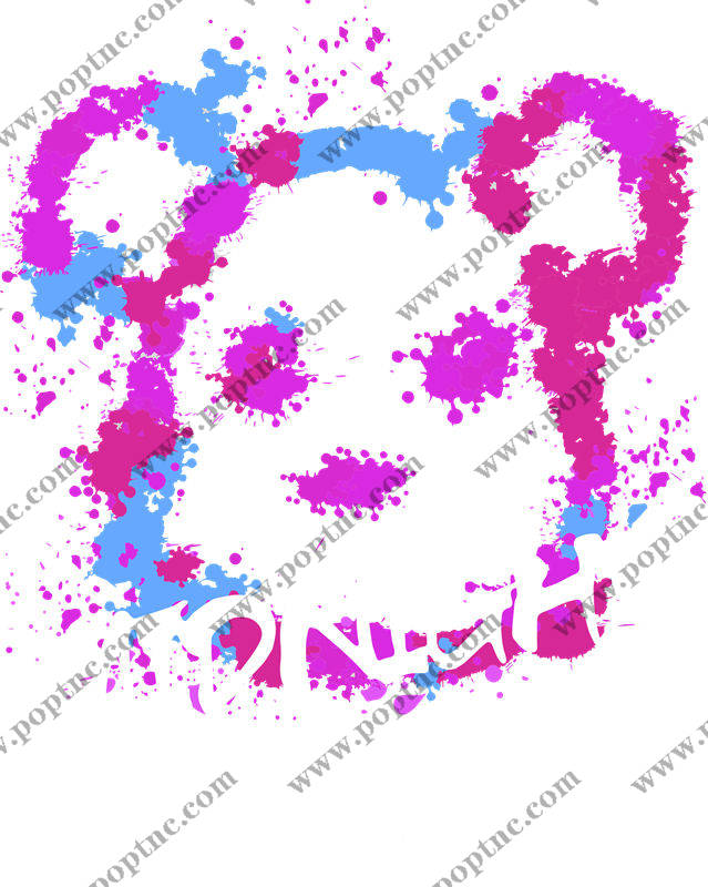 浪漫心形裁片印花,打造个性服装