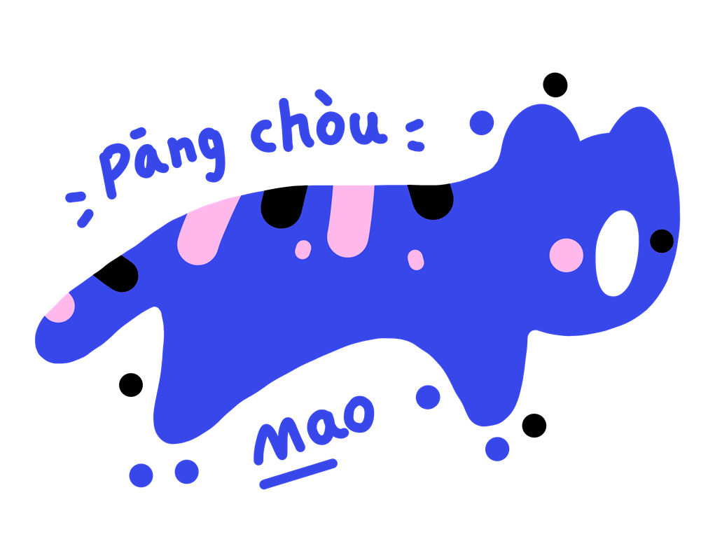 可爱蓝猫图案印花，打造个性服装裁片