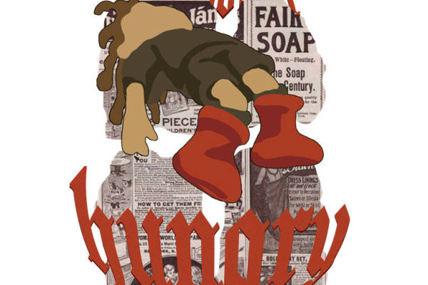 复古报纸纹理裁片印花，打造独特服装设计