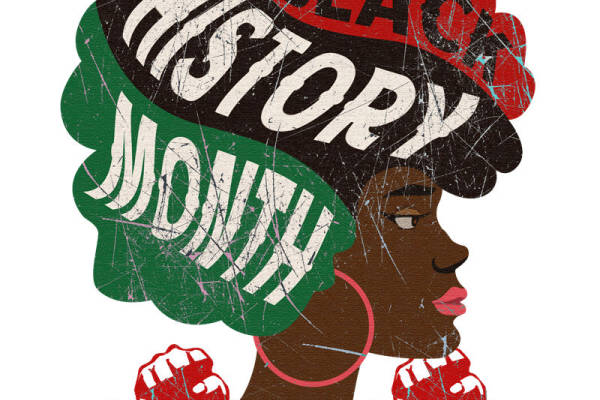 黑历史月：复古黑人女性图案服装印花裁片