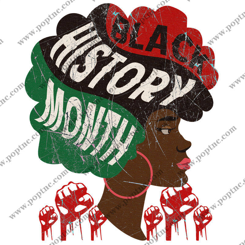 黑历史月:复古黑人女性图案服装印花裁片