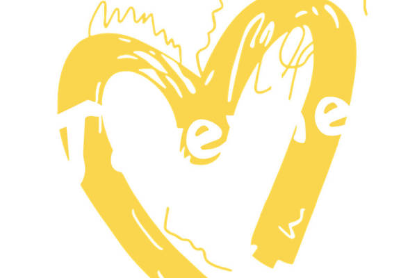 简约心形图案：服装印花裁片设计灵感