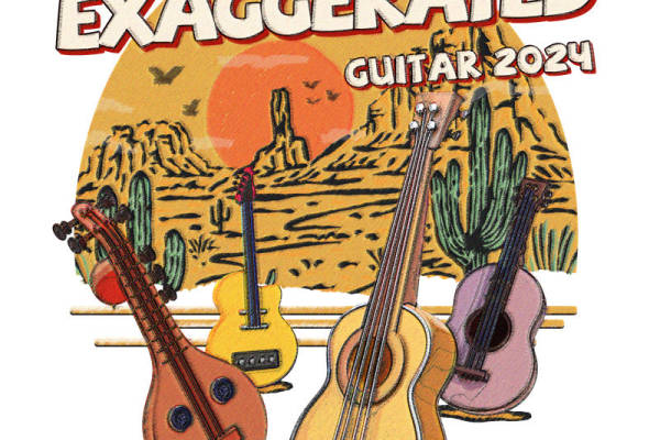 复古吉他沙漠印花：服装印花裁片新选择