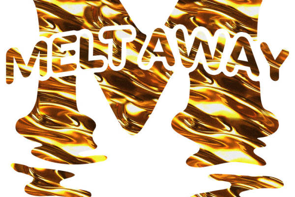 金色熔岩纹理服装印花裁片设计