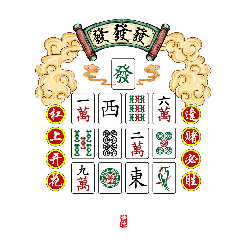 传统中式花型裁片印花，打造独特服装设计