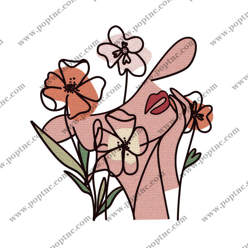 浪漫花卉裁片印花,打造个性服装