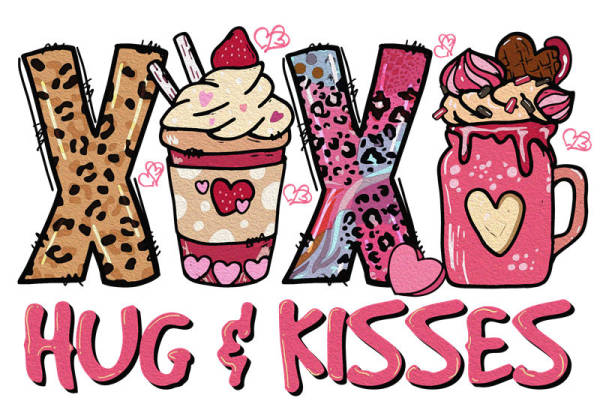 豹纹与甜品结合的创意服装印花