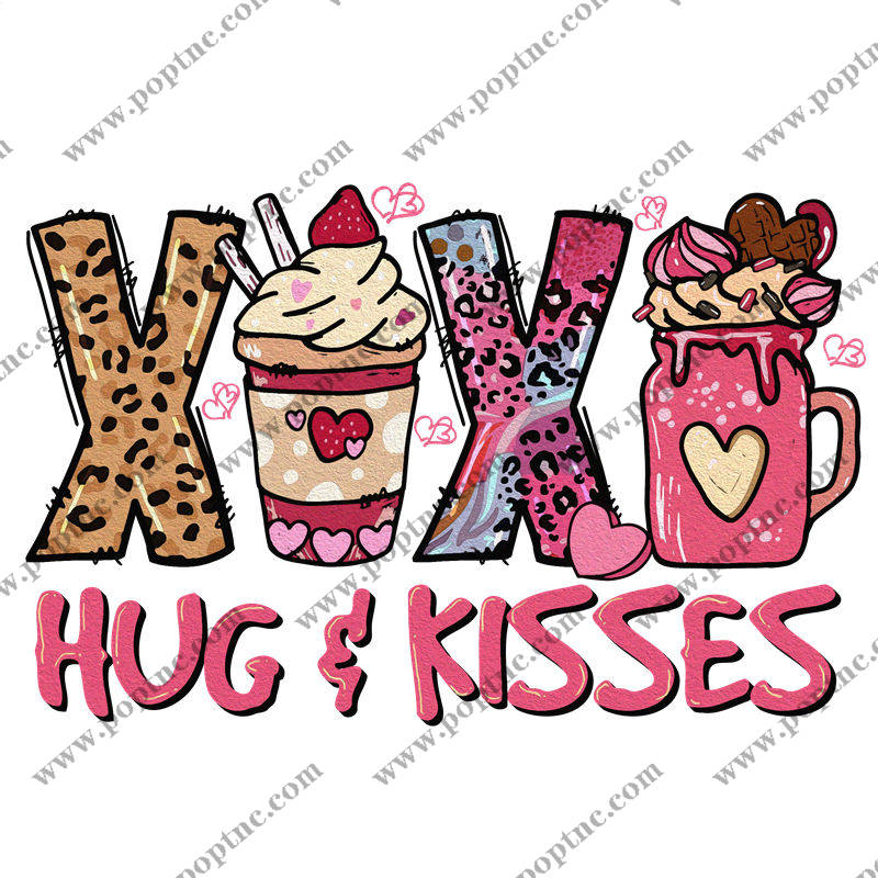 豹纹与甜品结合的创意服装印花