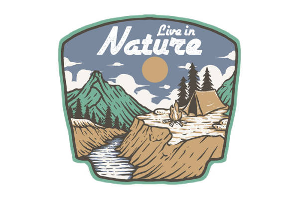 自然山河风光印花素材，打造户外服装新风尚