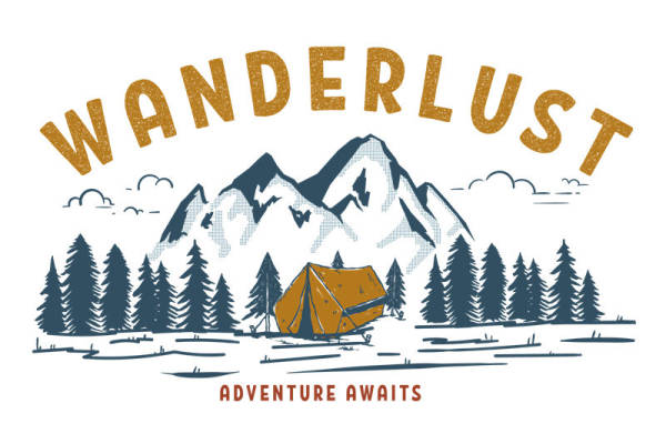 自然山川风景裁片印花，打造个性户外服装